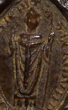 Sceau de Bermond Cornut, archevêque d'Aix, 1215. Cornut 1212