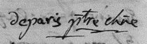 Deparis signature 2
