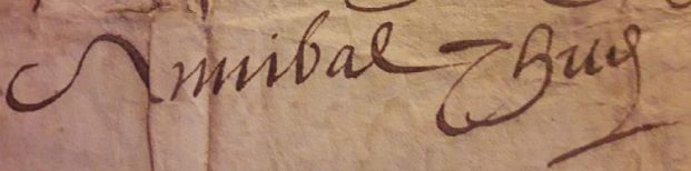 Signature Annibal Thus r